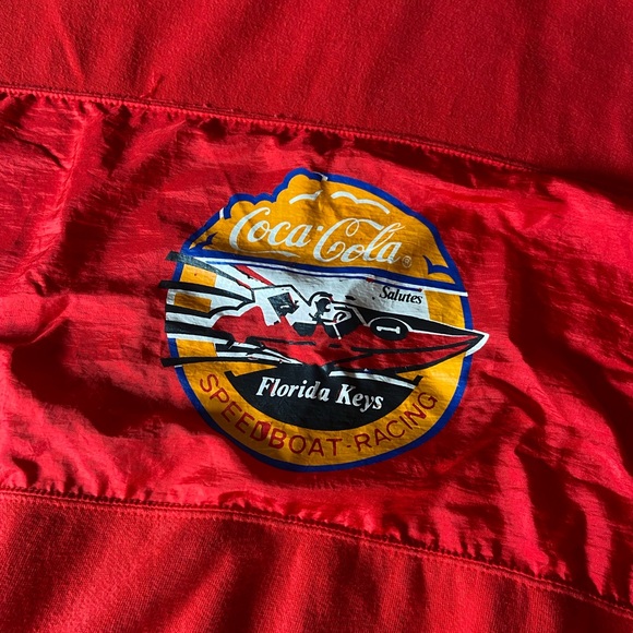 Coca Cola Vintage Red Speedboat Graphic Sweater - Picture 11 of 14